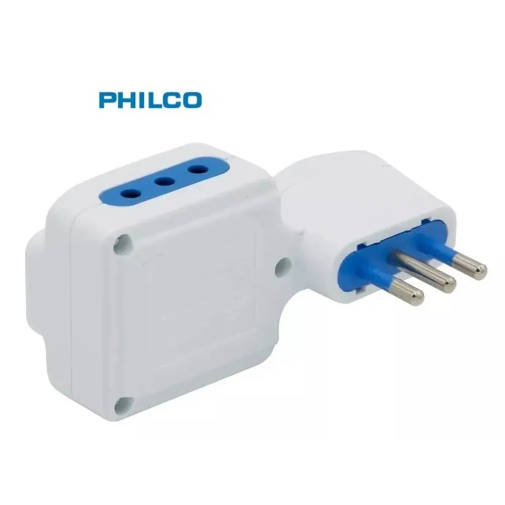 Adaptador de Enchufe Triple con Switch Philco 10A 250V 1500W 19ELT78519