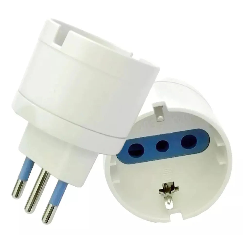 Adaptador de Enfuche Schuko 10A 250V 1500W