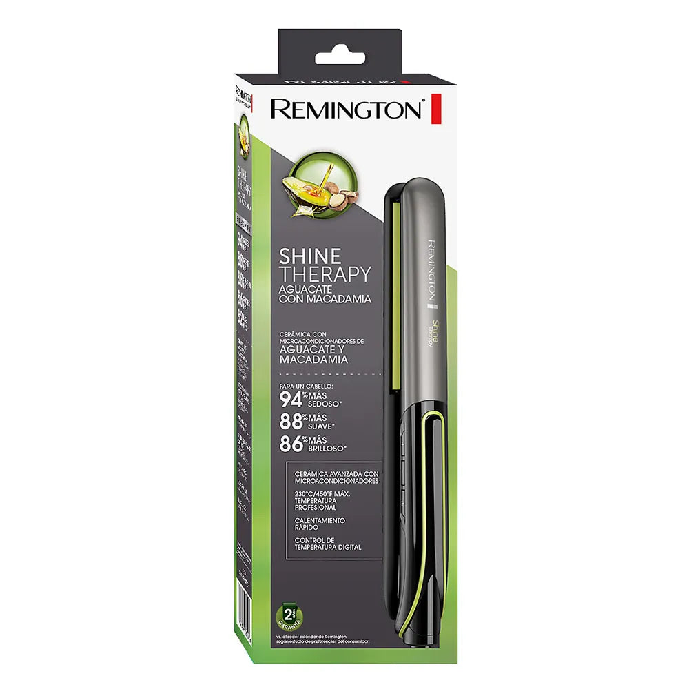 Alisador de Pelo 45W Remington Shine Therapy S12A