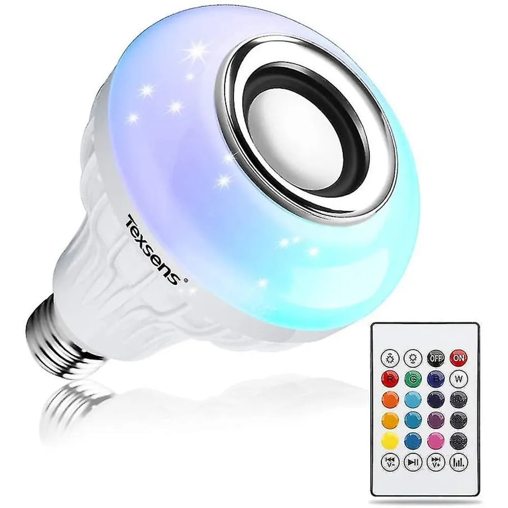 Ampolleta LED 12W E27 Parlante Bluetooth RGB