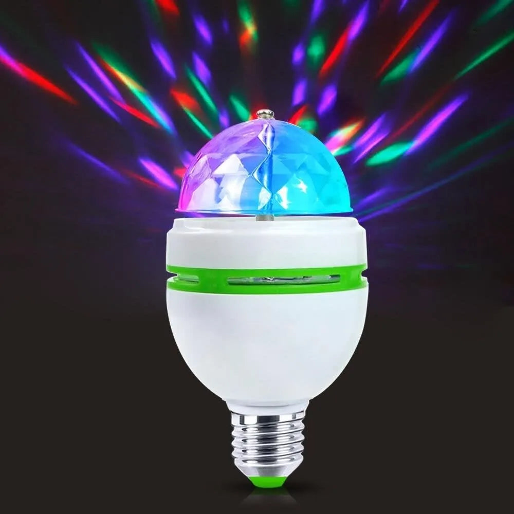 Ampolleta LED 3W E27 Giratoria Multicolor