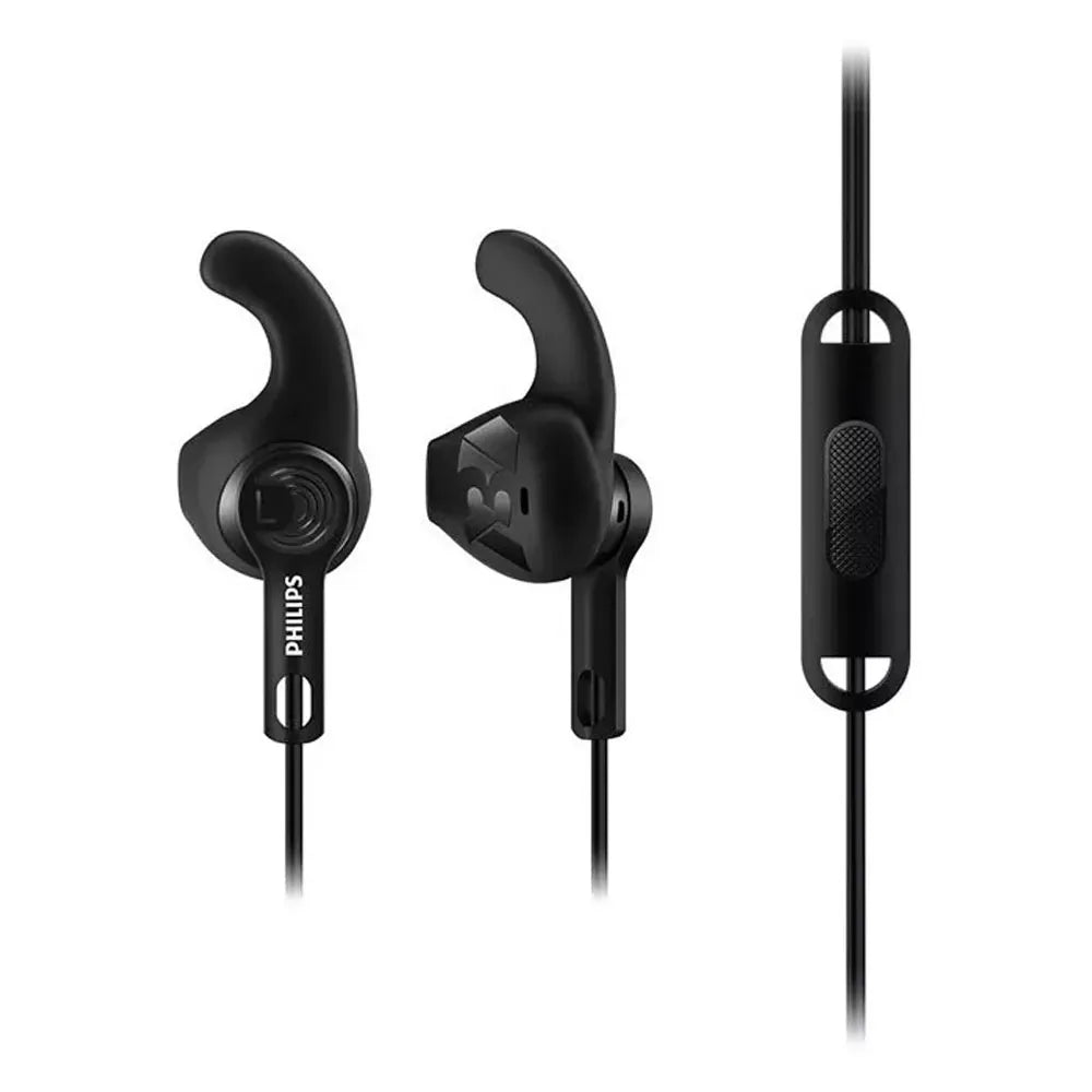 Audífonos Alámbricos In-Ear Deportivo Philips ActionFit SHQ1305BK/27