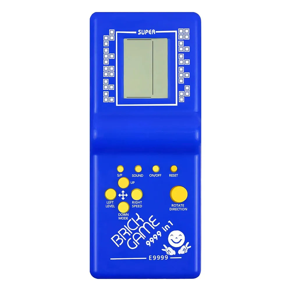 Brick Game Juegos Portátil Tetris 9999 en 1 Azul