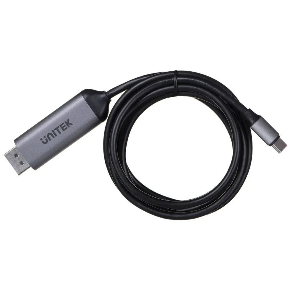 Cable USB-C a DisplayPort V1.4 Unitek de 1.80 Metros UHD 8K 60Hz V1423C