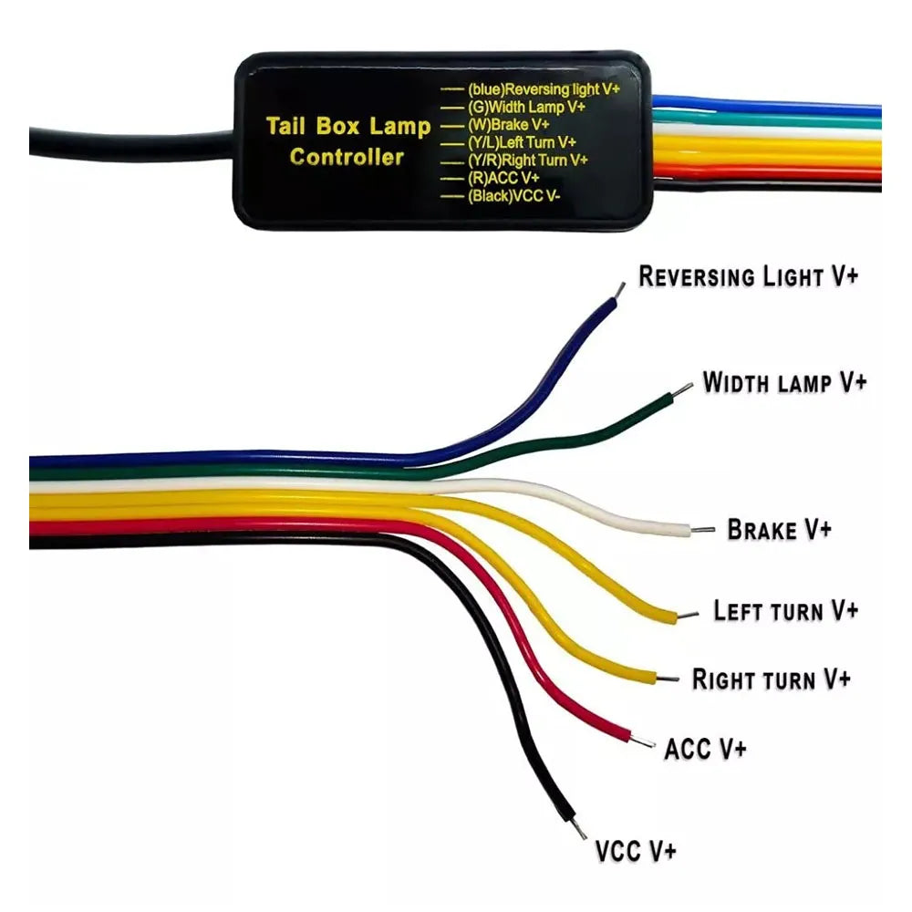 Cinta Tira Led Direccional Trasera Para Auto