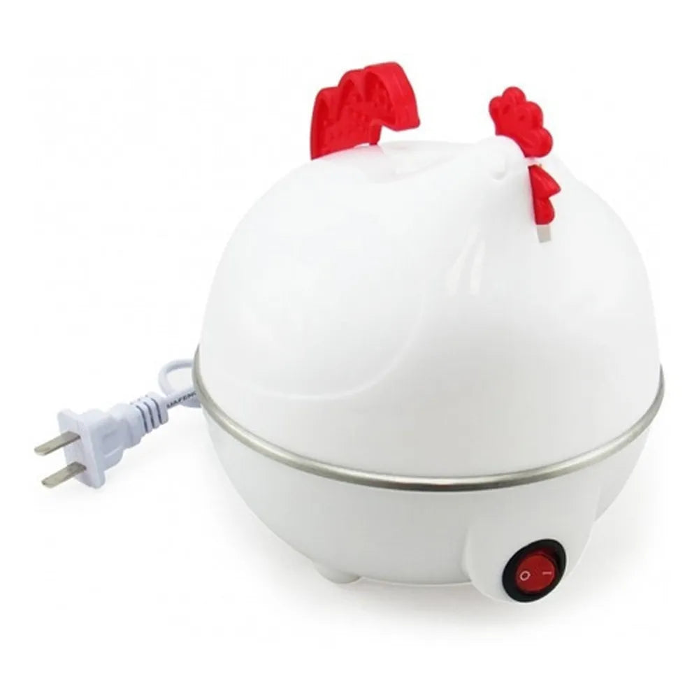 Cocedor de Huevos al Vapor 350W YS-205 Modelo Gallina Color Blanco