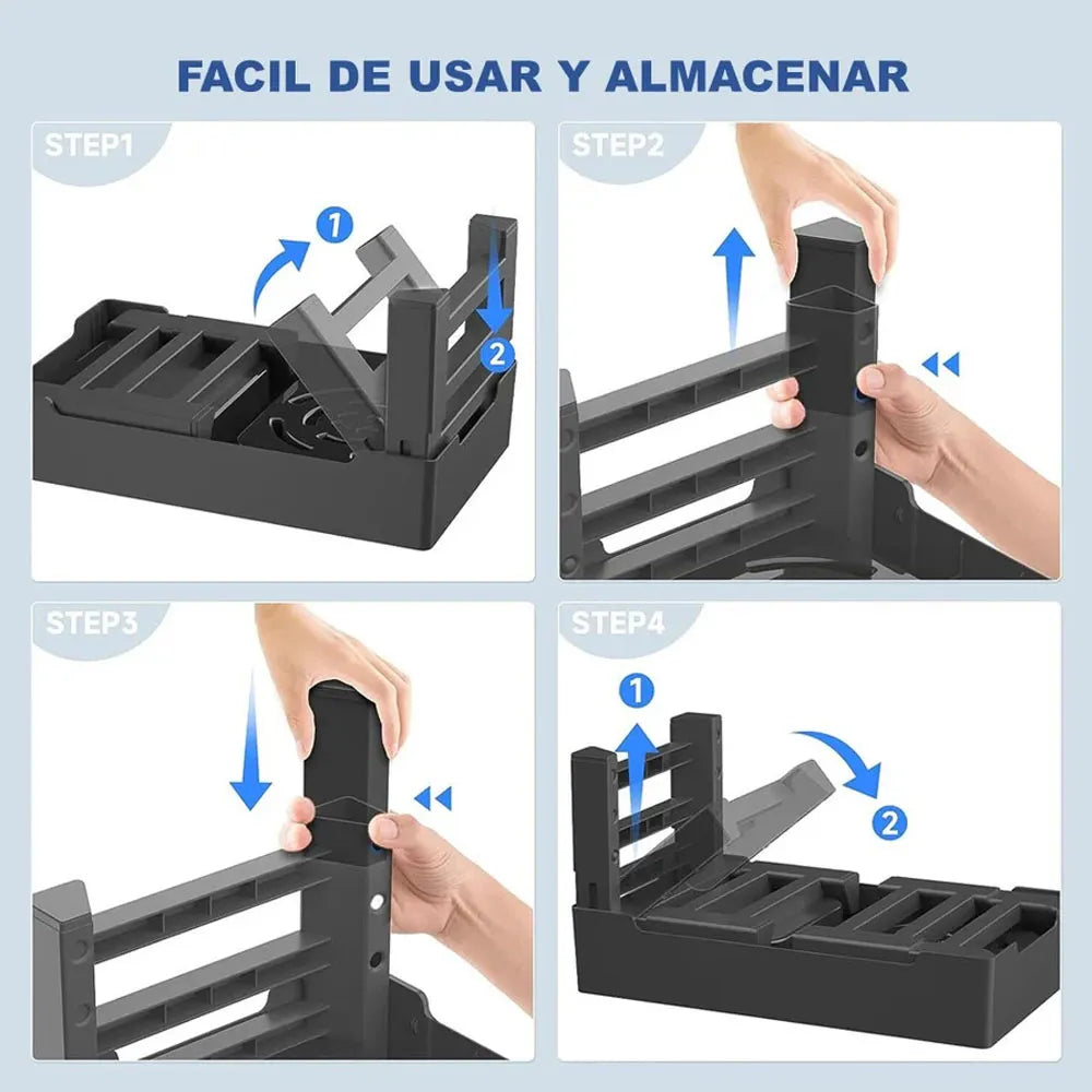 Comedero y Bebedero Elevado Ajustable para Perros y Gatos