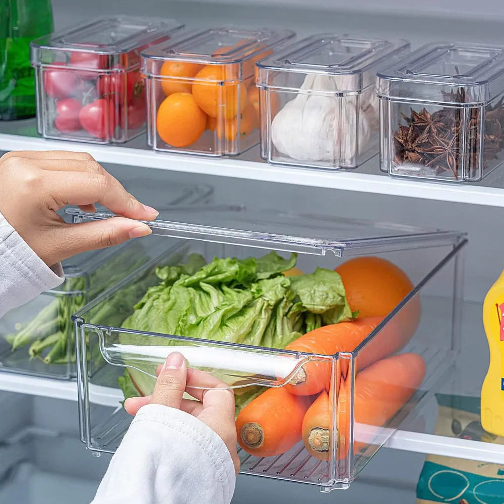 Contenedor Transparente para Refrigerador de 3 Piezas