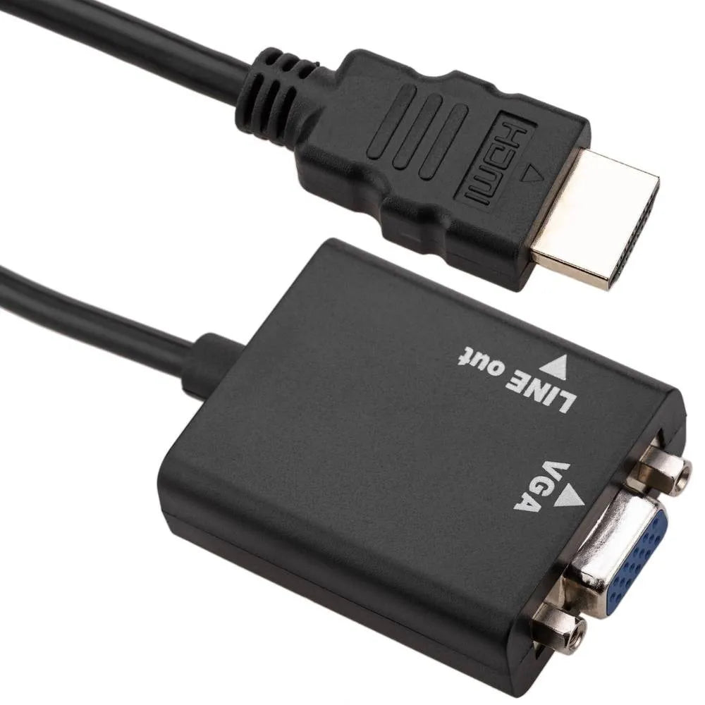 Conversor Digital Philco VGA a HDMI con Conexión a Audio 3.5mm