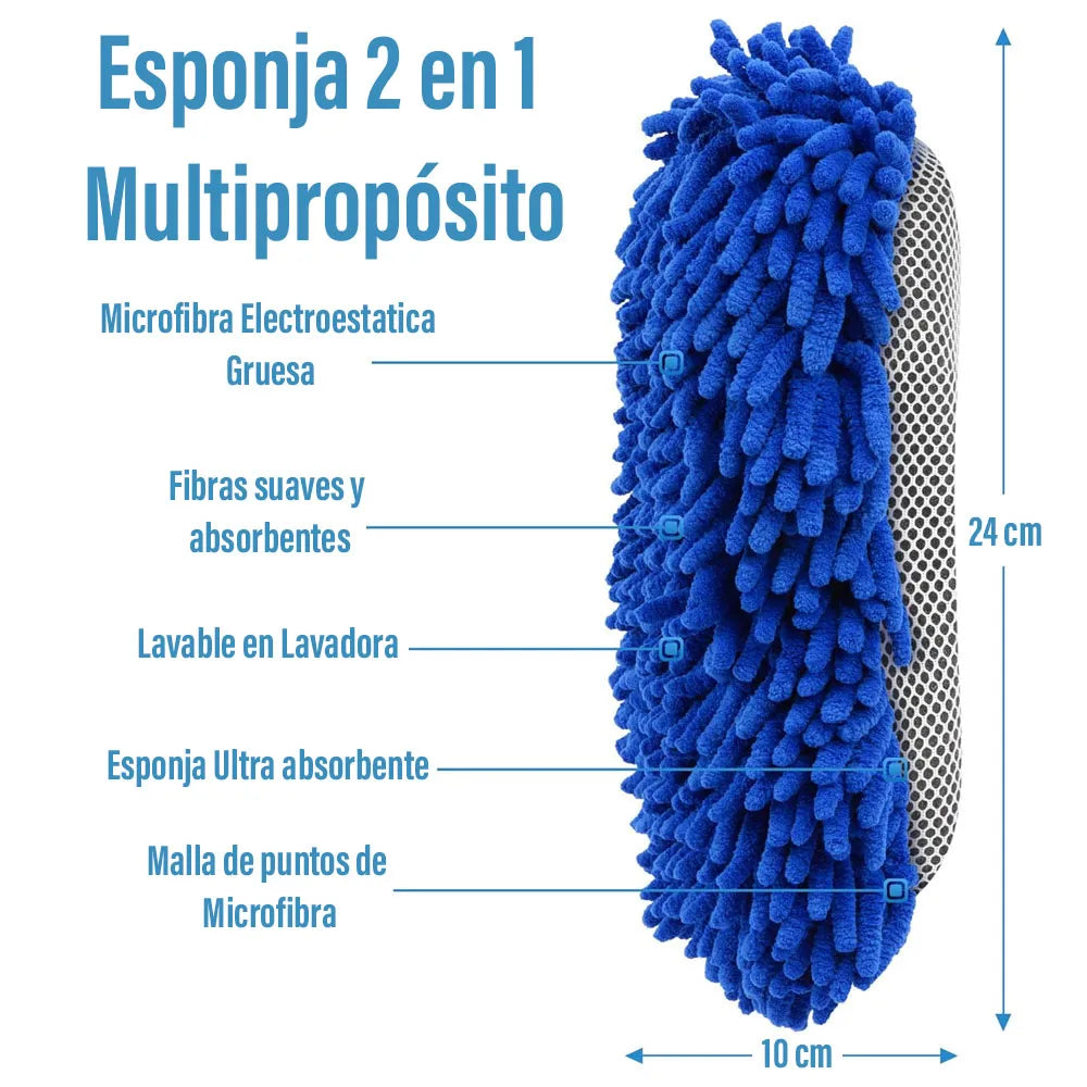 Esponja 2 en 1 Multiproposito Auto Drive