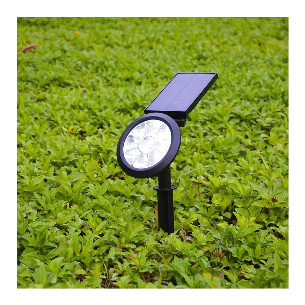 Foco LED Multicolor Solar con Estaca para Jardín