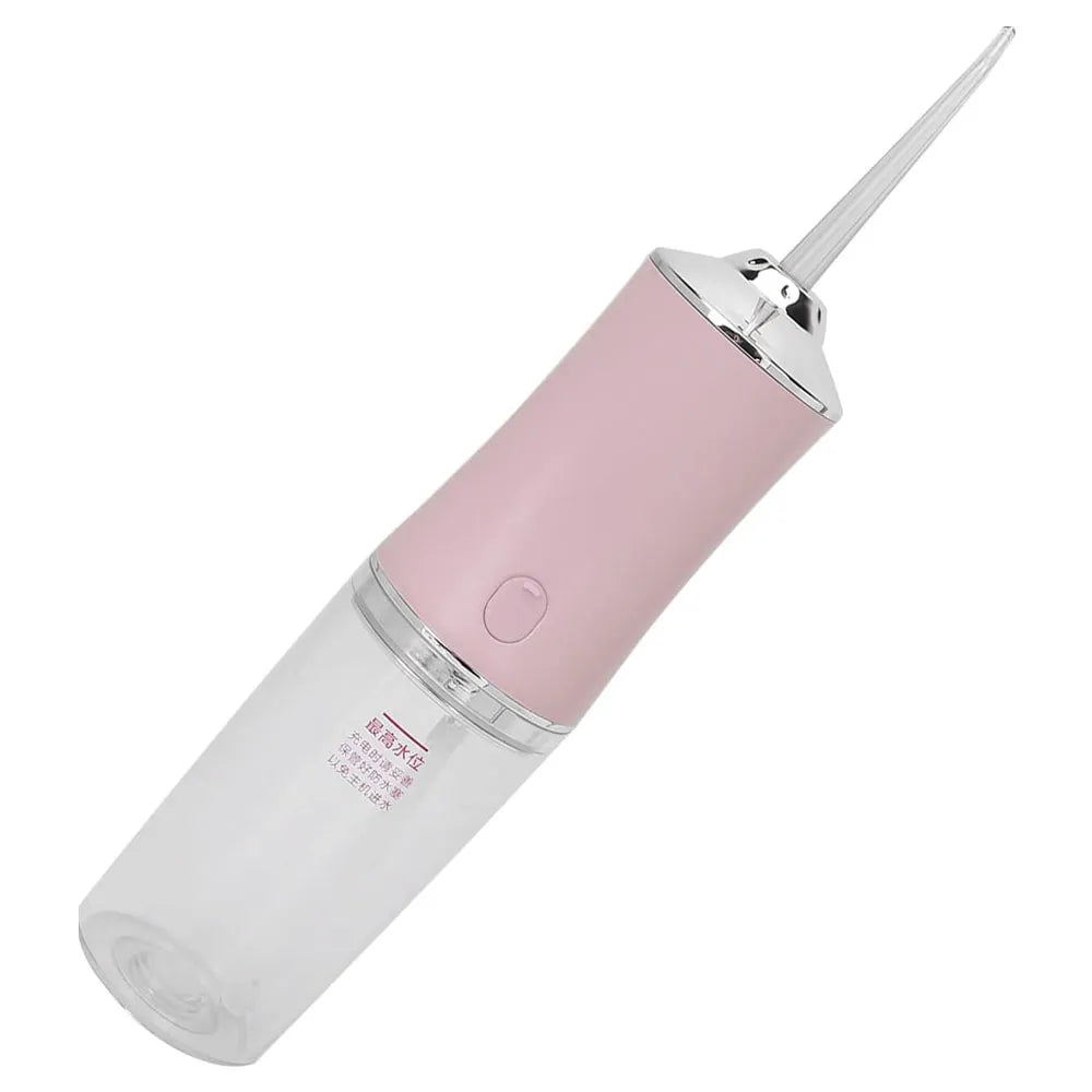 Irrigador Dental Eléctrico Inalámbrico 3.5W 200ml Color Rosa