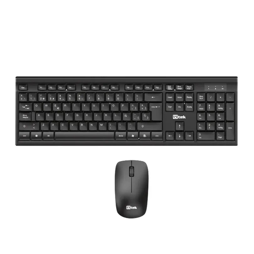 Kit de Teclado y Mouse Inalámbrico Utek UT-KTD450W