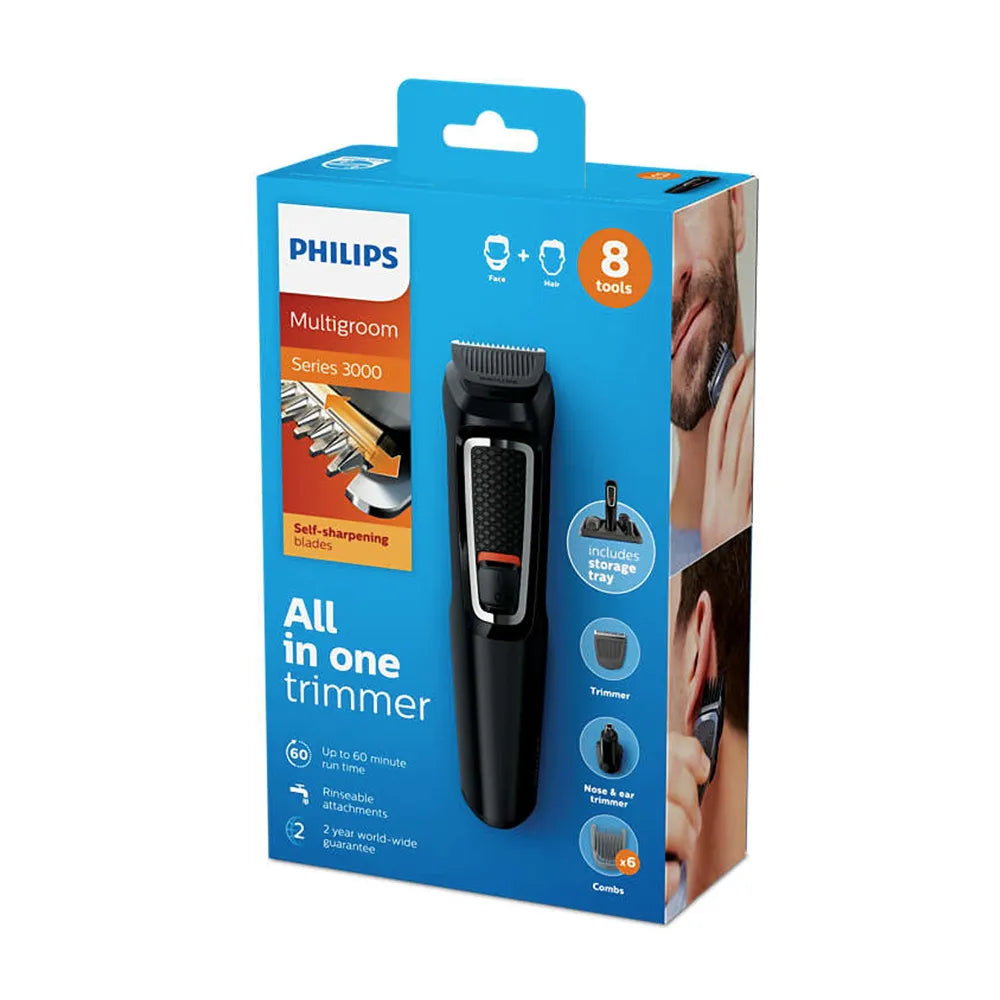 Maquina Corta Pelo y Barba Philips Multigroom Serie 3000 MG3731/15