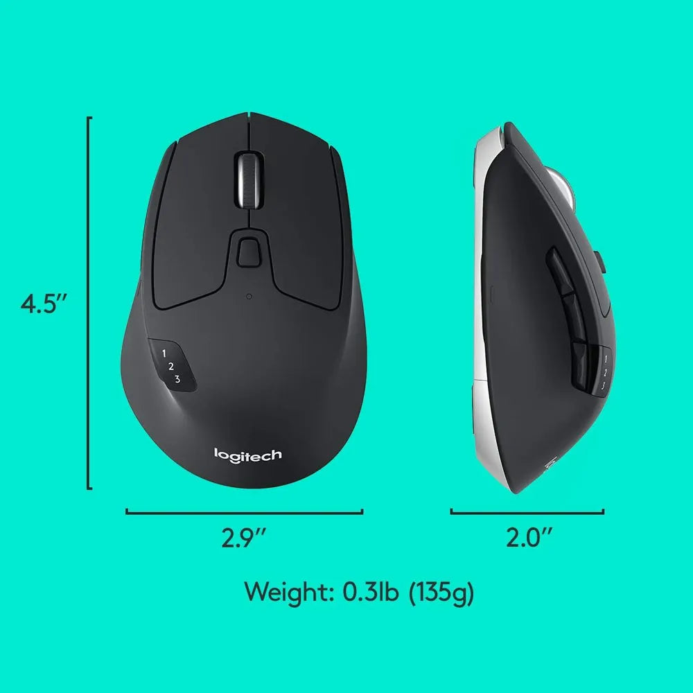 Mouse Inalámbrico Logitech M720 Negro