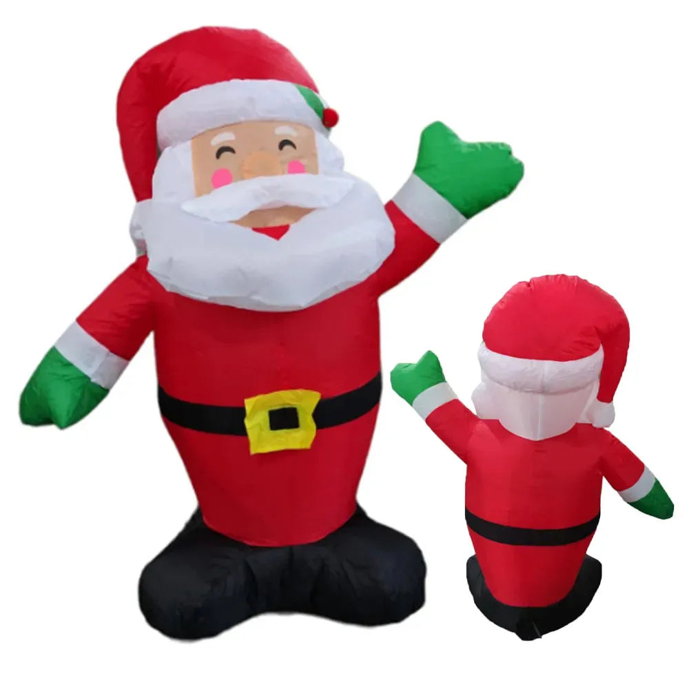 Muñeco Inflable Santa Claus Viejo Pascuero de 90 Cm