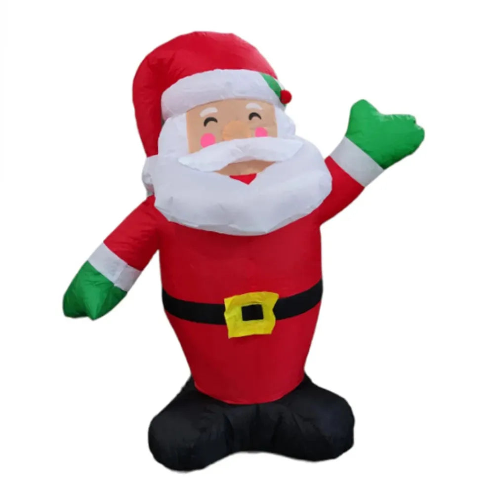 Muñeco Inflable Santa Claus Viejo Pascuero de 90 Cm