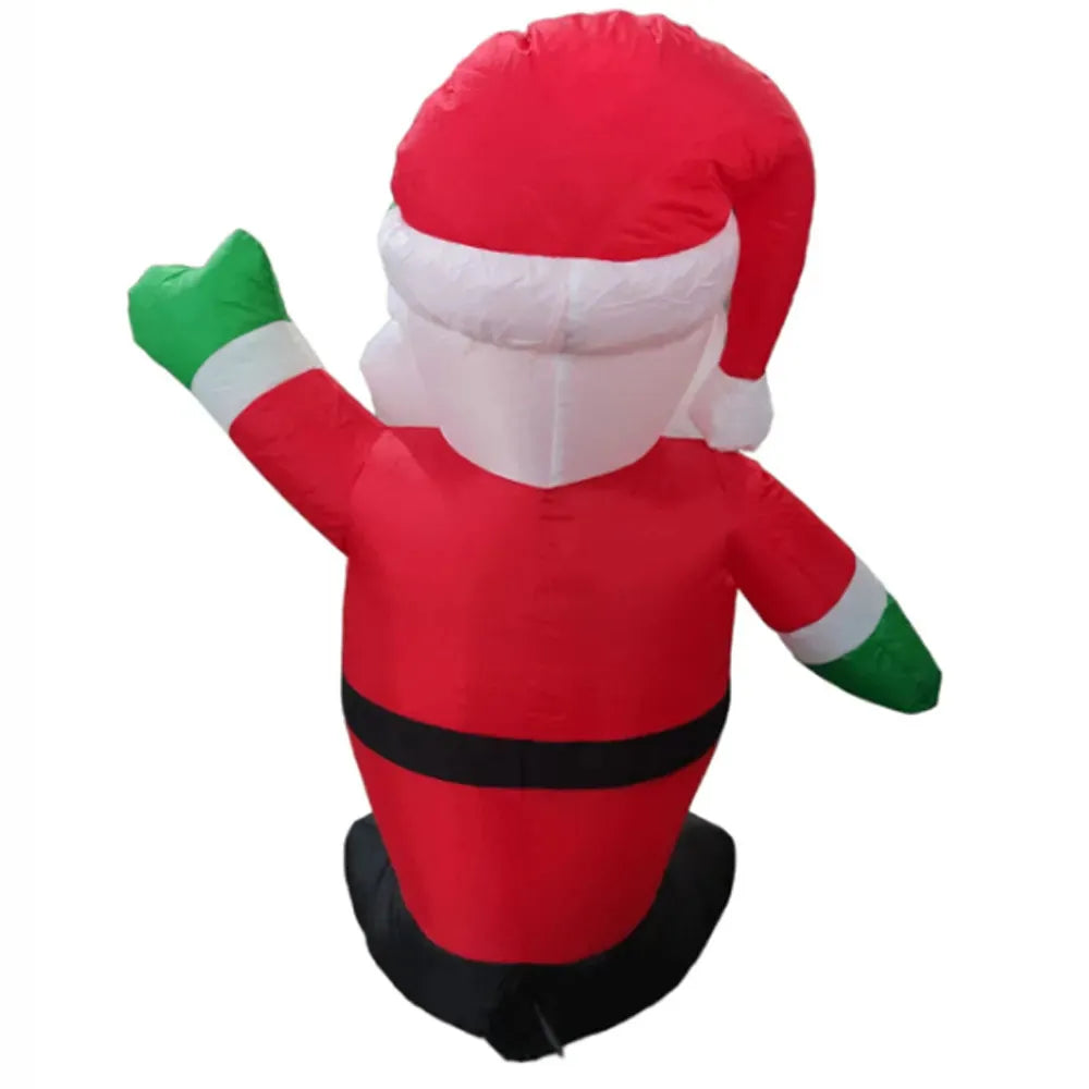 Muñeco Inflable Santa Claus Viejo Pascuero de 90 Cm