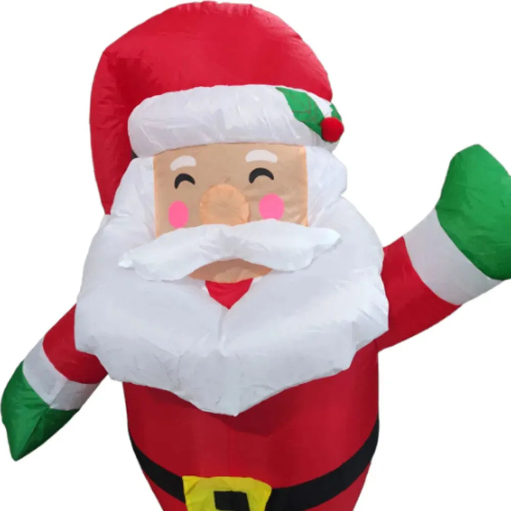 Muñeco Inflable Santa Claus Viejo Pascuero de 90 Cm