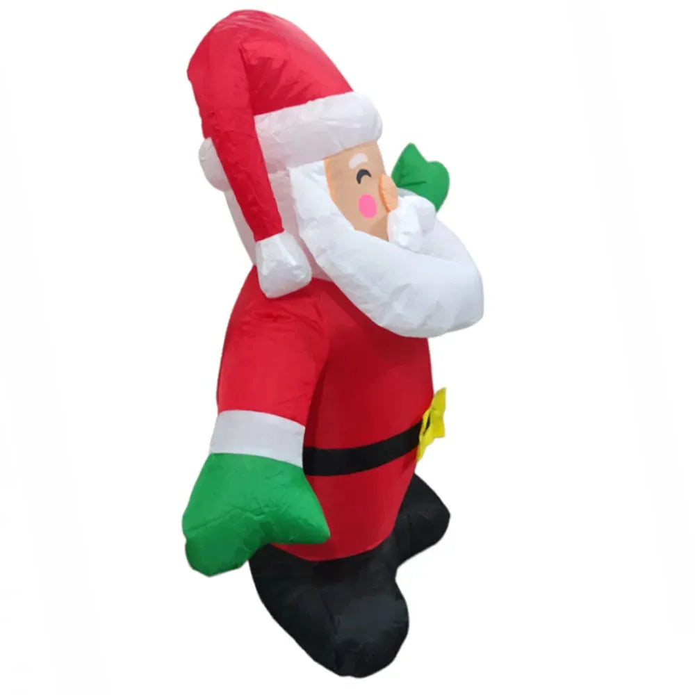 Muñeco Inflable Santa Claus Viejo Pascuero de 90 Cm