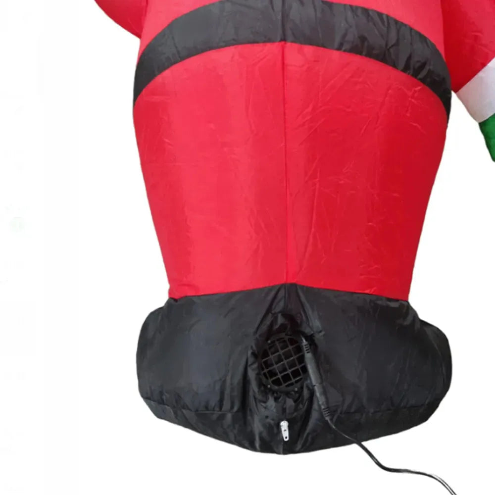 Muñeco Inflable Santa Claus Viejo Pascuero de 90 Cm