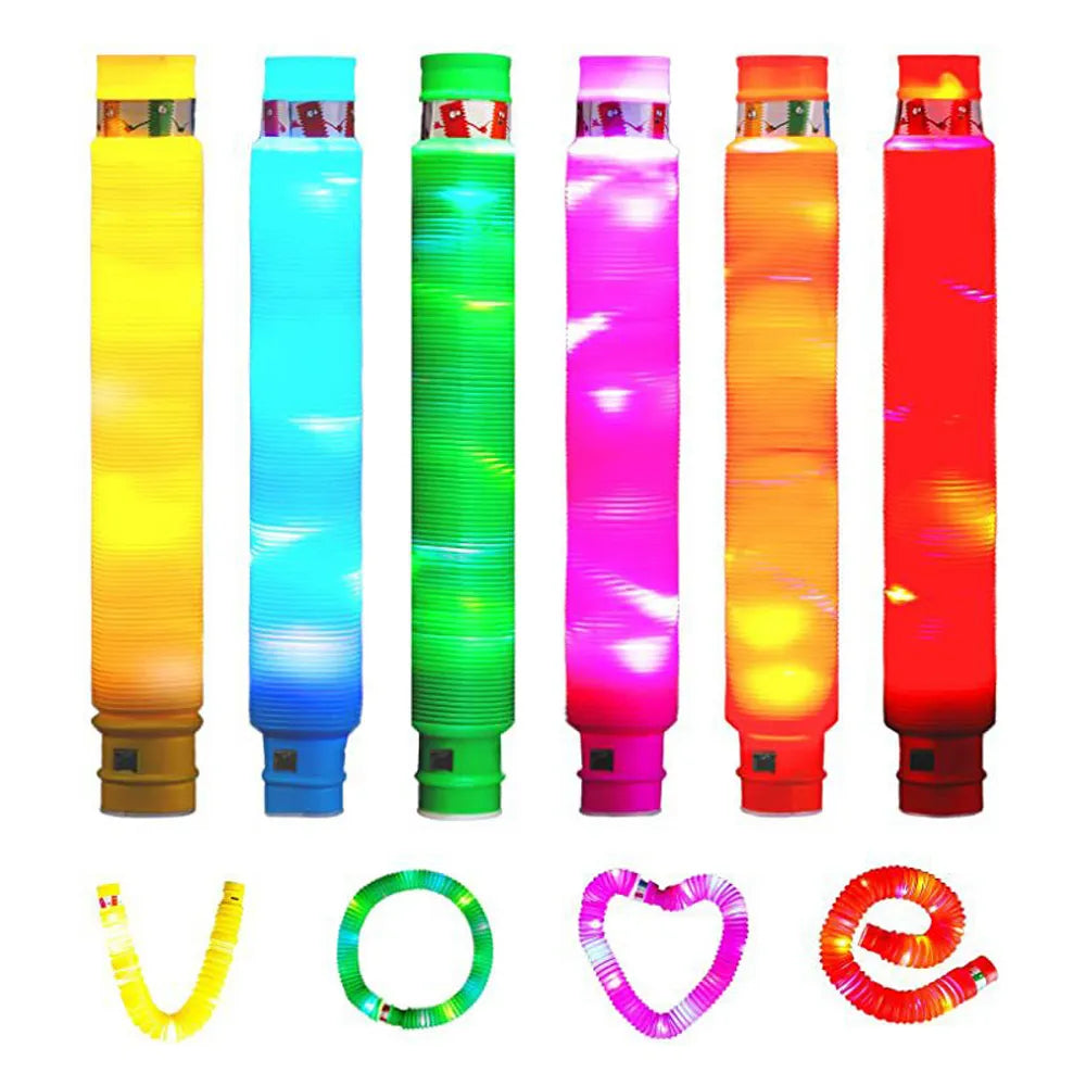 Pack de 6 Pop Tube LED de Colores