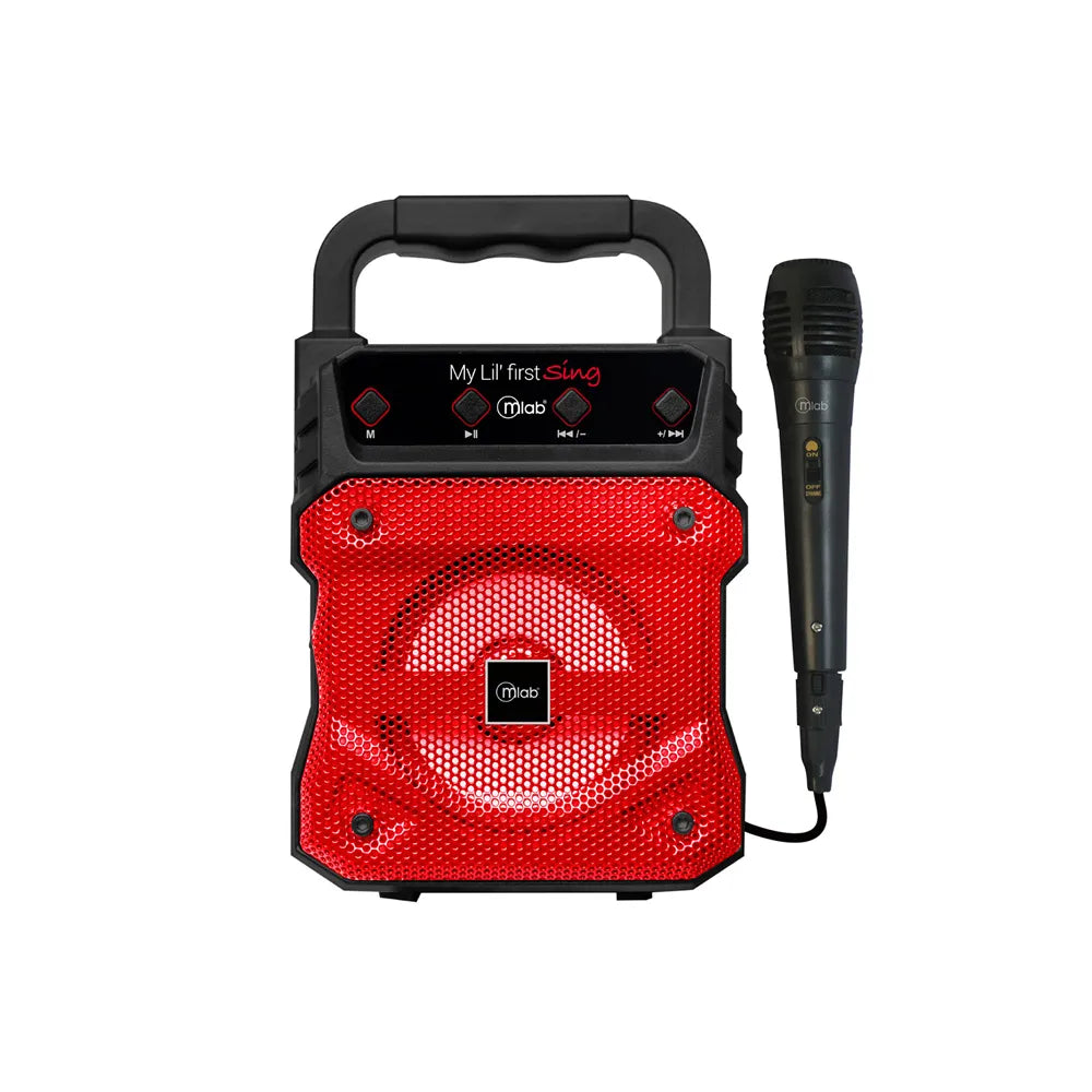 Parlante Bluetooth 10W MicroLab My Lil' First Sing 8897 Rojo