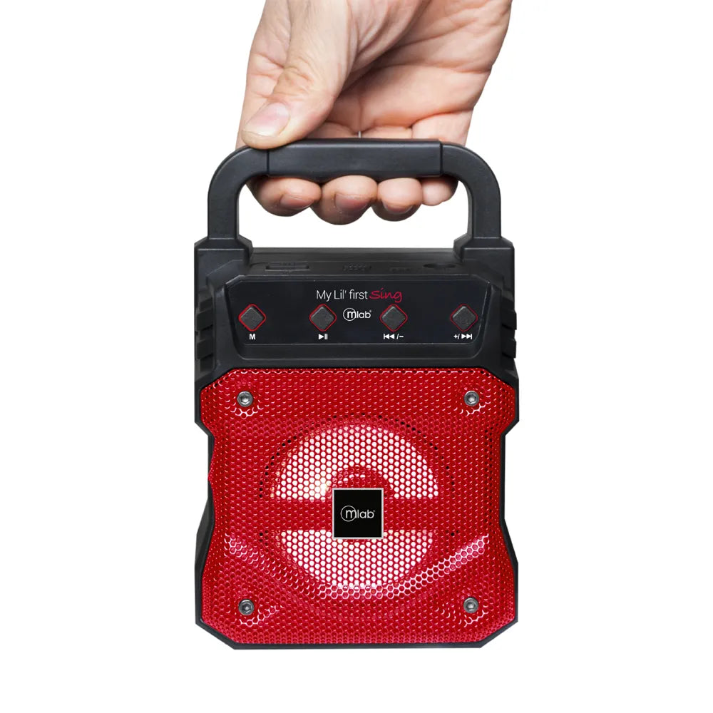 Parlante Bluetooth 10W MicroLab My Lil' First Sing 8897 Rojo