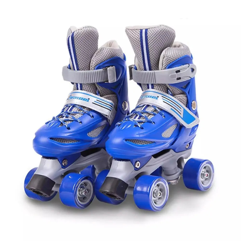 Patines 4 Rueda Ajustable Niño/a Azul