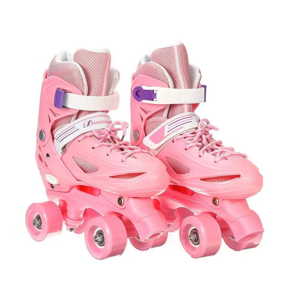 Patines 4 Rueda Ajustable Niño/a Rosado