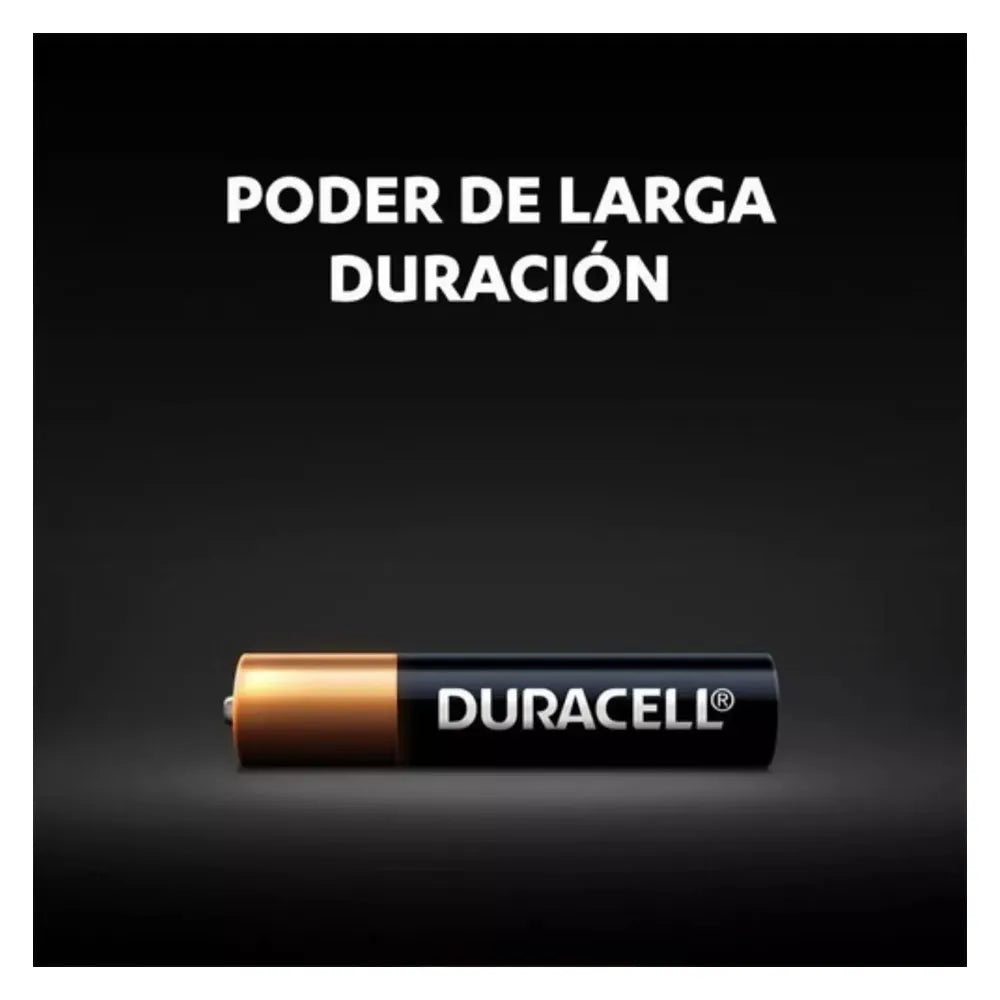 Pila Alcalina 1.5V Duracell AAAA de 2 Unidades