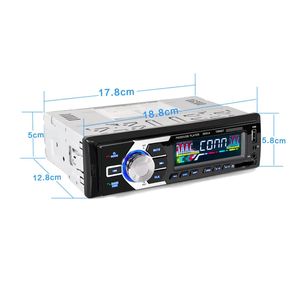 Reproductor de Auto 4X65W Bluetooth USB AUX MI-2035BT