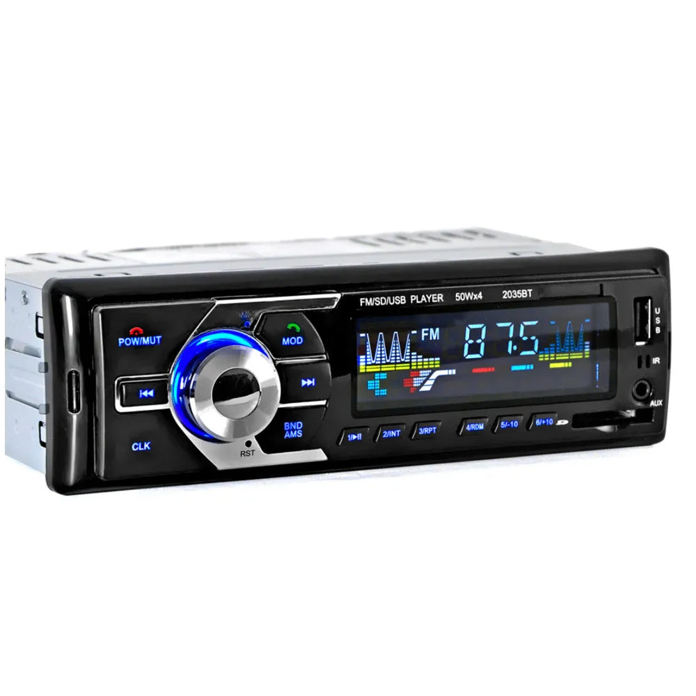 Reproductor de Auto 4X65W Bluetooth USB AUX MI-2035BT