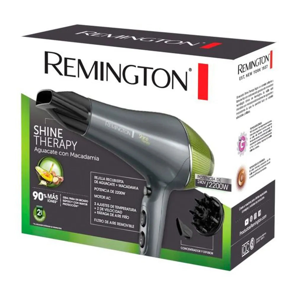 Secador de Pelo 2200W Remington Shine Therapy D18A