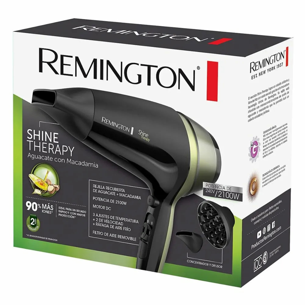 Secador de Pelo 2300W Remington Shine Therapy D13A