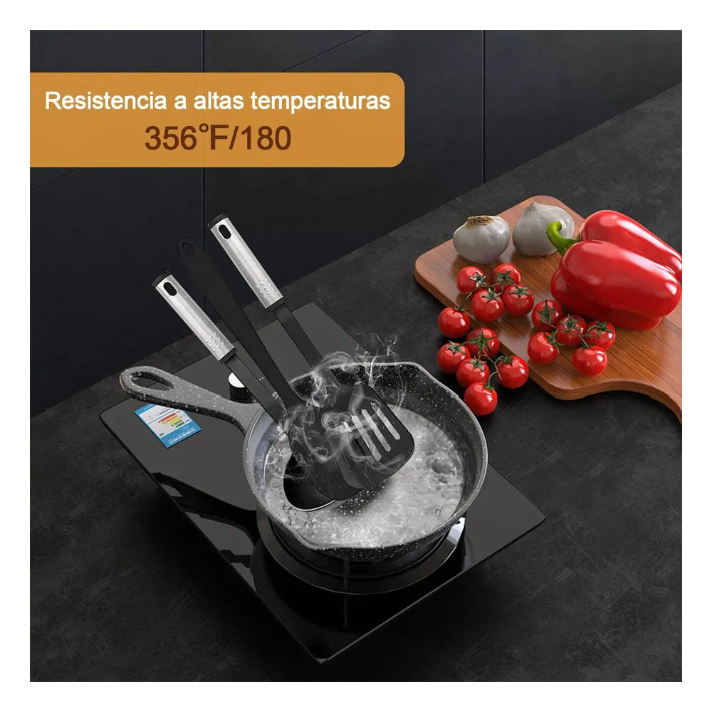 Set de Utensilios para Cocina de Silicona 25 Piezas