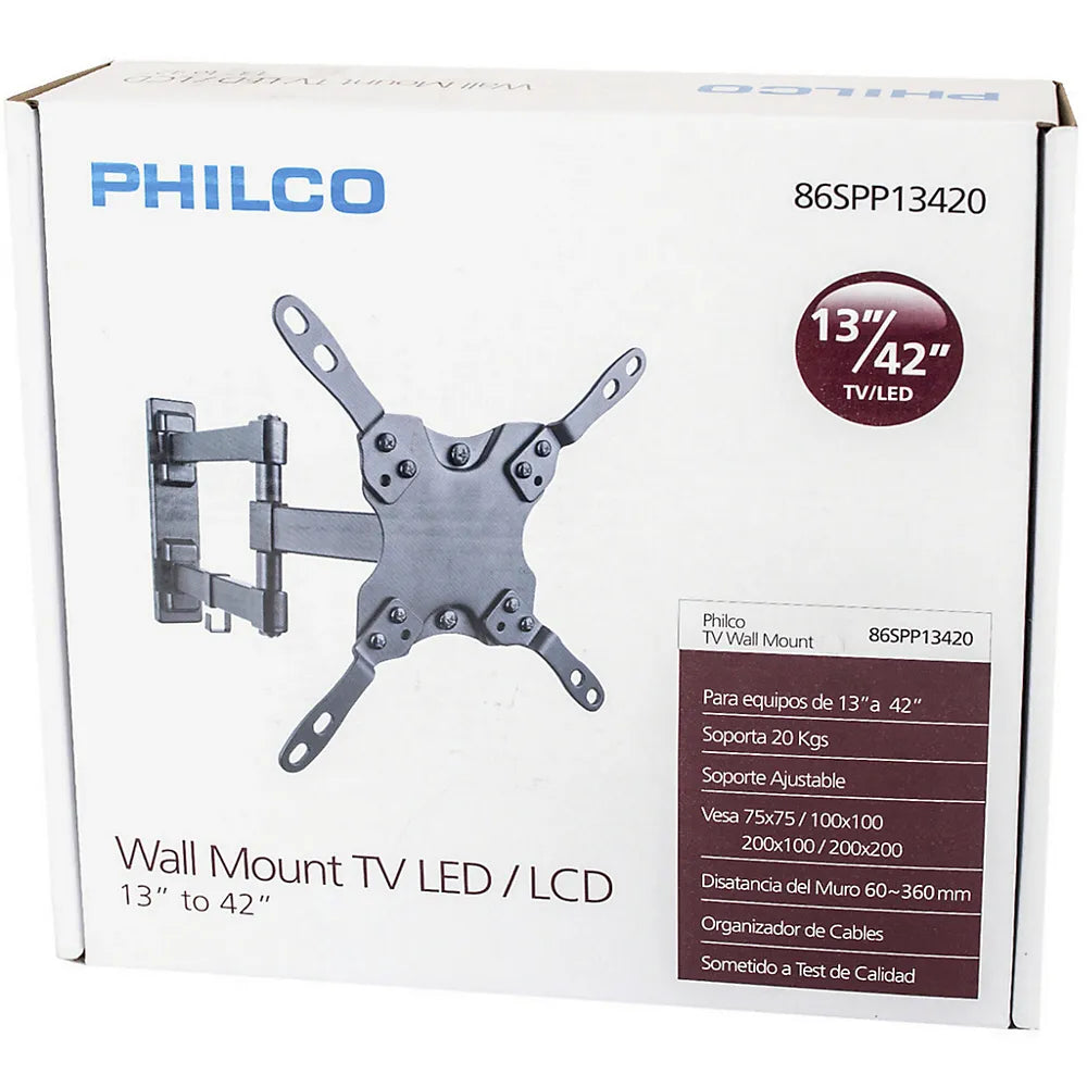 Soporte de TV Philco Brazo Articulado de 14" a 42" 86SPP13420