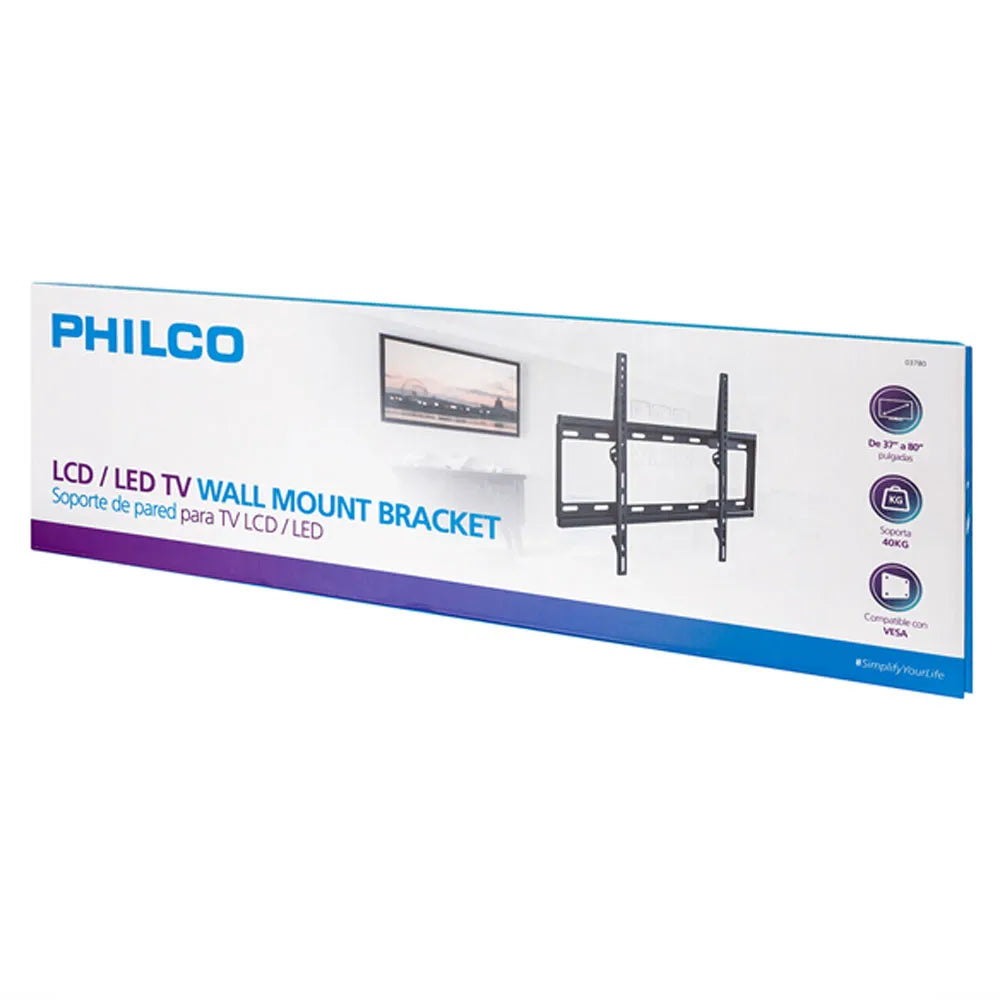 Soporte de TV Philco Fijo de 37" a 80" 86SPP03780