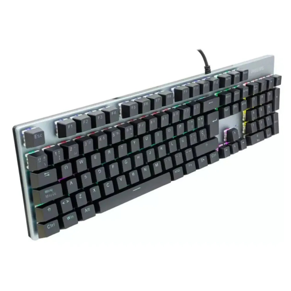 Teclado Gamer Mecanico Philips Momentum SPK8404/00 Switch Blue