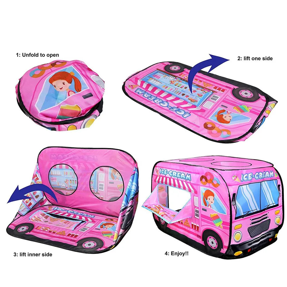 Tienda Carpa De Juego Interactivo Niño/a Camión de Helados